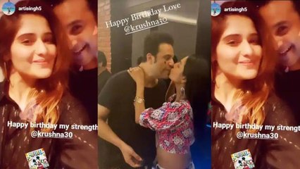 Krushna Abhishek का Kashmeera Shah और Arti Singh ने ऐसे मनाया बर्थडे | FilmiBeat