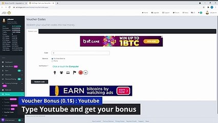 How to user vouchers (0.3 $ bonus)