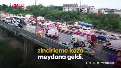 Anadolu Otoyolu'nda zincirleme kaza