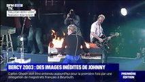 Des images inédites du concert de Johnny Hallyday à Bercy en 2003 dévoilées dans un coffret collector