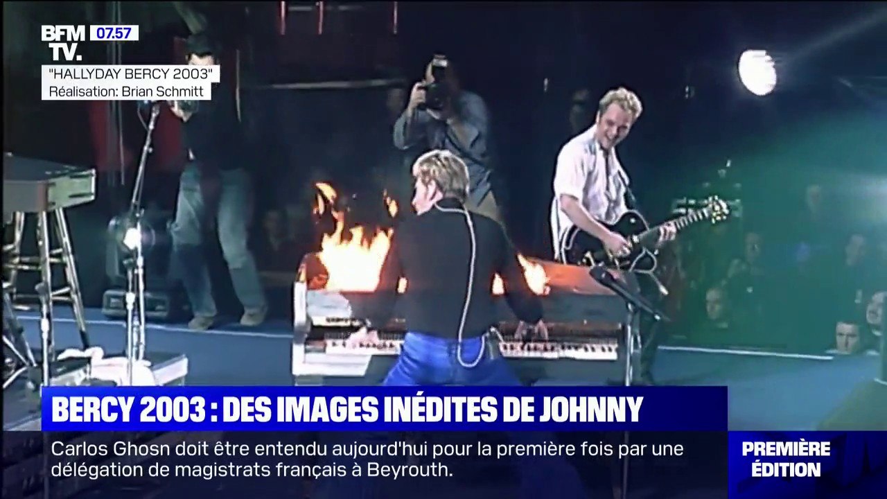 Des images inédites du concert de Johnny Hallyday à Bercy en 2003 dévoilées dans un coffret collector