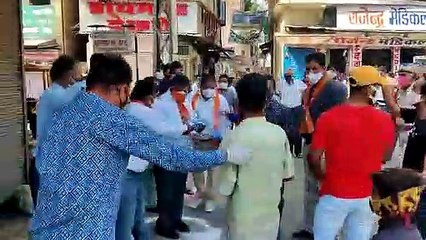 मोदी के सात साल : राशन किट बांटे, रक्तदान किया और कोरोना वॉरियर्स का सम्मान भी