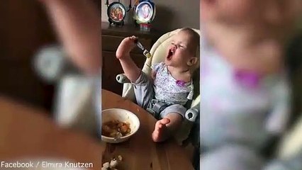 Kolları olmadan doğan minik kızın mücadelesi