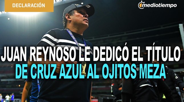 Estoy agradecido por entrar en la historia de Cruz Azul: Juan Reynoso