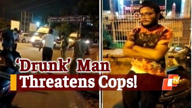 Odisha: After Lockdown Violation,‘Drunk’ Man Misbehaves With Traffic Police In Bhubaneswar