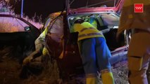 Cinco personas resultan heridas tras caer su vehículo por un terraplén a la altura de Alcorcón (Madrid)
