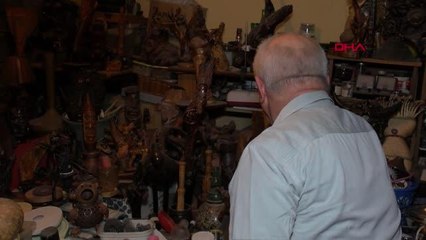 ATIKLARI SANATA DÖNÜŞTÜREN HALİL ÖĞRETMEN'DEN, 'SANCILI DOĞUM' SERGİSİ