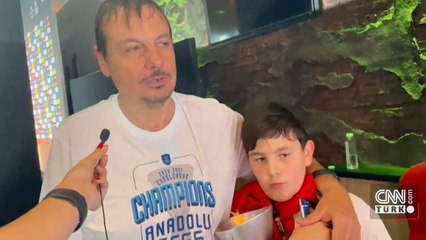 Ergin Ataman şampiyonluk sonrası CNN TÜRK'e konuştu