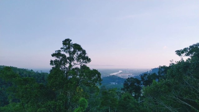 MALAYSIA BATU PAHAT BANANG HEIGHT 观景区 - 马来西亚 峇株巴辖电台山制高点打卡景点