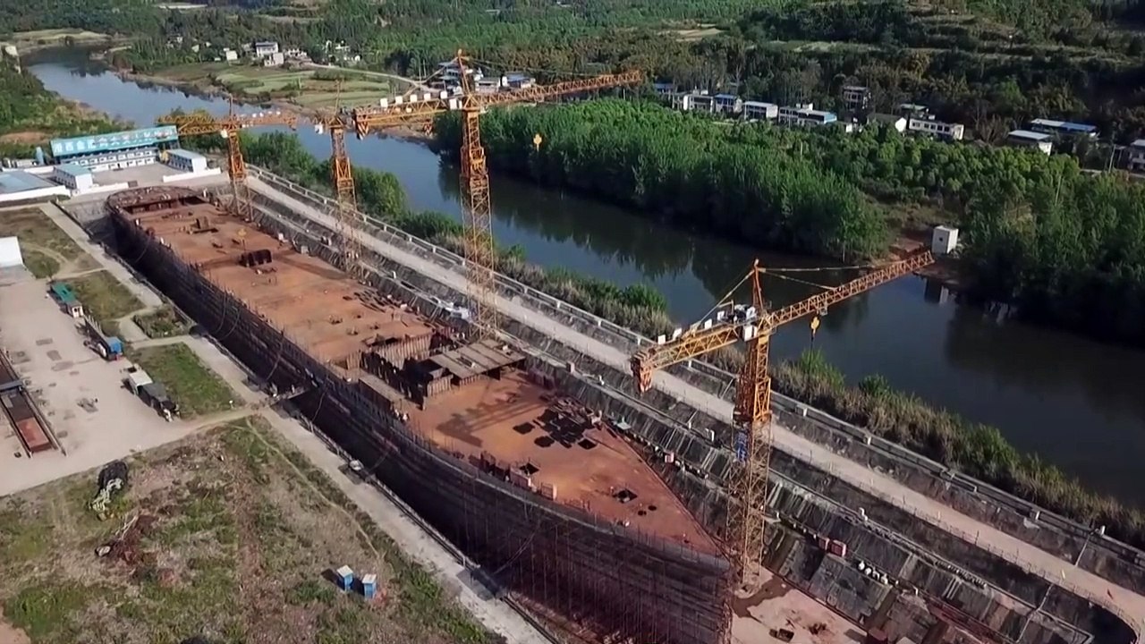 In China wird die 'Titanic' nachgebaut