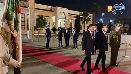 رئيس حكومة الوحدة الليبية عبد الحميد الدبيبة ينهي زيارته إلى الجزائر