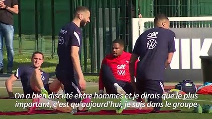 Football/Bleus: "Nous avons tous des regrets", affirme Benzema en se tournant vers l'avenir