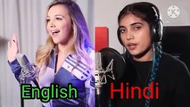 Satisfya female version hindi vs english Aish vs E