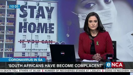 South Africans complacent over virus - President