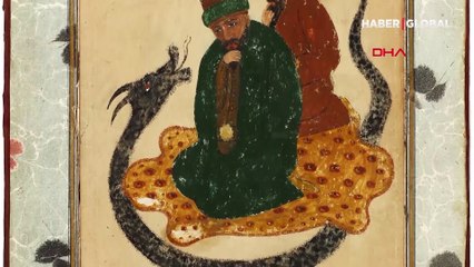 Hollanda'da satışa çıkacak Hacı Bektaş-ı Veli tablosundaki ejderhanın hikayesi