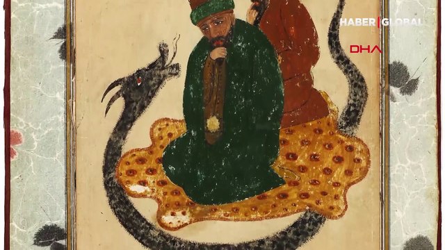 Hollanda'da satışa çıkacak Hacı Bektaş-ı Veli tablosundaki ejderhanın hikayesi