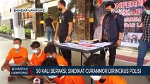 50 Kali Beraksi, Sindikat Pencurian Motor Diringkus Polisi