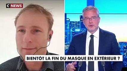 "C'est une décision maintenant politique". Le Dr Martin Blachier préconise l'arrêt du port du masque en extérieur