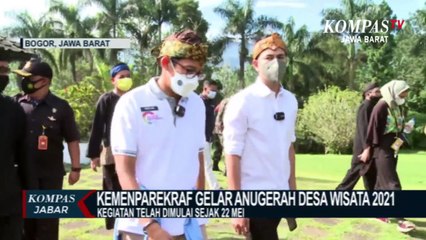 Sandiaga Uno Kunjungi Desa Wisata Tugu Selatan di Kab. Bogor