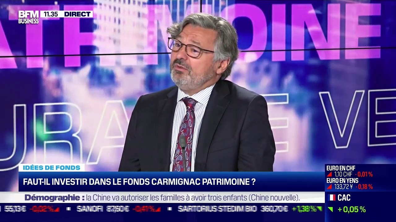 Idée de fonds: Faut-il investir dans le fonds Carmignac Patrimoine ? - 31/05