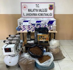 Jandarmadan kaçak sigara operasyonu