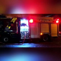 Incêndio em barracão em Apucarana