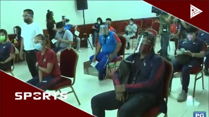 730 athletes and coaches, nabakunahan na