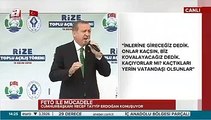 Erdoğan'dan Rize'ye havalimanı müjdesi
