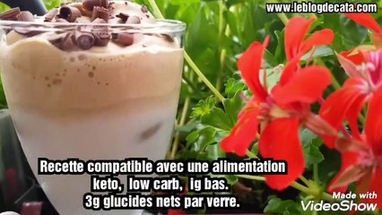 Café Glacé Au Lait D'Amandes (Recette Keto,  Low Carb, Ig Bas )