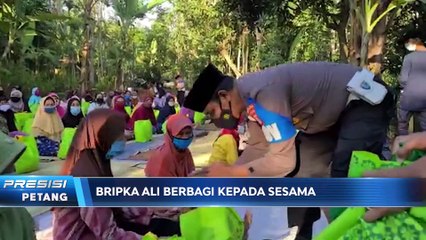 Bripka Ali, Sosok Polisi Inspiratif Rajin Berbagi untuk Sesama