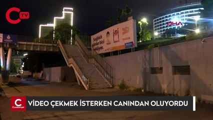 TikTok videosu çekmek isterken canından oluyordu