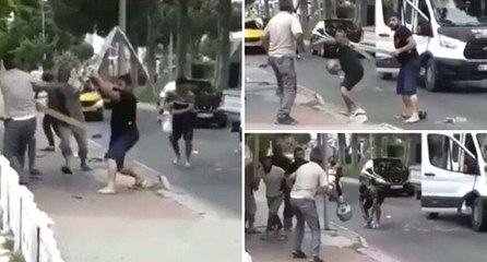 İki günlük yevmiye için meydan muharebesi gibi kavga