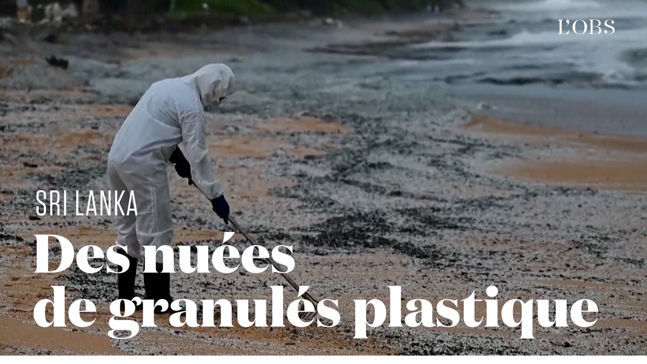 Au Sri Lanka, le feu d'un navire entraîne l'une des pires pollutions marines de l'histoire du pays