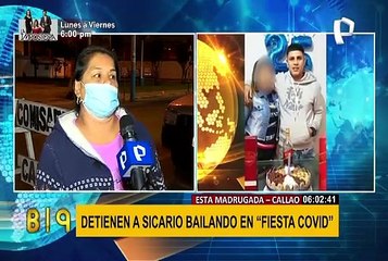 Callao: detienen a acusado de asesinato bailando en plena “fiesta covid”