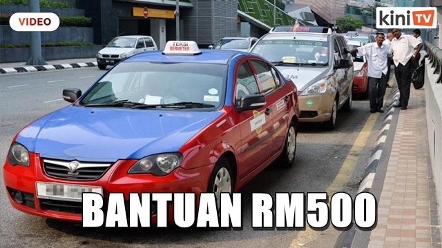Bantuan khas RM500 untuk pemandu teksi, bas, e-hailing