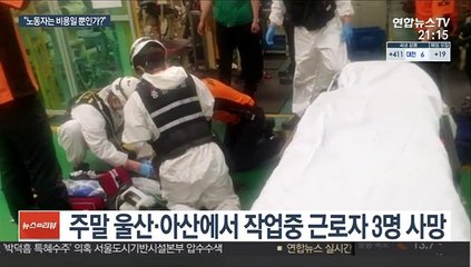 "언제 그랬냐는 듯 작업재개"…안전불감 만연