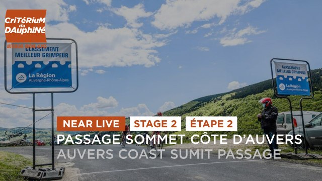 #Dauphiné 2021- Étape 2 / Stage 2 - Passage Sommet Côte d'Auvers / Auvers Coast Sumit Passage