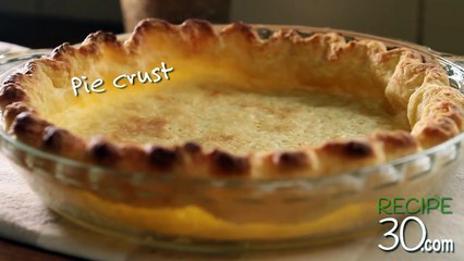Secret To Flaky Pie Crust Recipe - How To Make It  By Www.Recipe30.Com