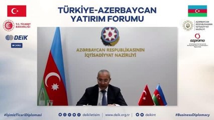 Türkiye-Azerbaycan Yatırım Forumu - Mikayıl Cabbarov (2)