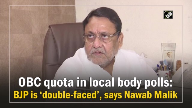 OBC quota in local body polls: BJP is ‘double-faced’, says Nawab Malik