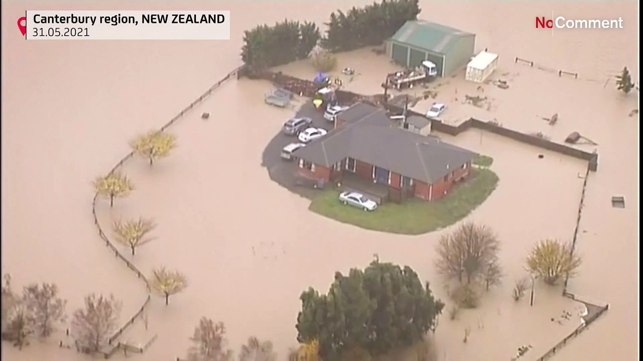 Centenares de evacuados por inundaciones en Nueva Zelanda