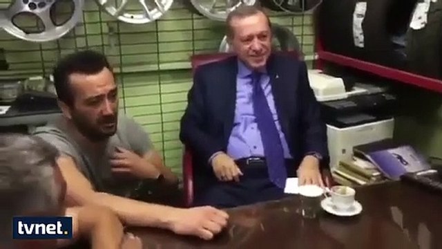 Cumhurbaşkanı Erdoğan'ın vatandaşla güldüren diyaloğu