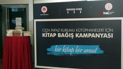 Cezaevi Kütüphaneleri için ‘Bir kitap, bir umut’ adıyla bağış kampanyası başlatıldı