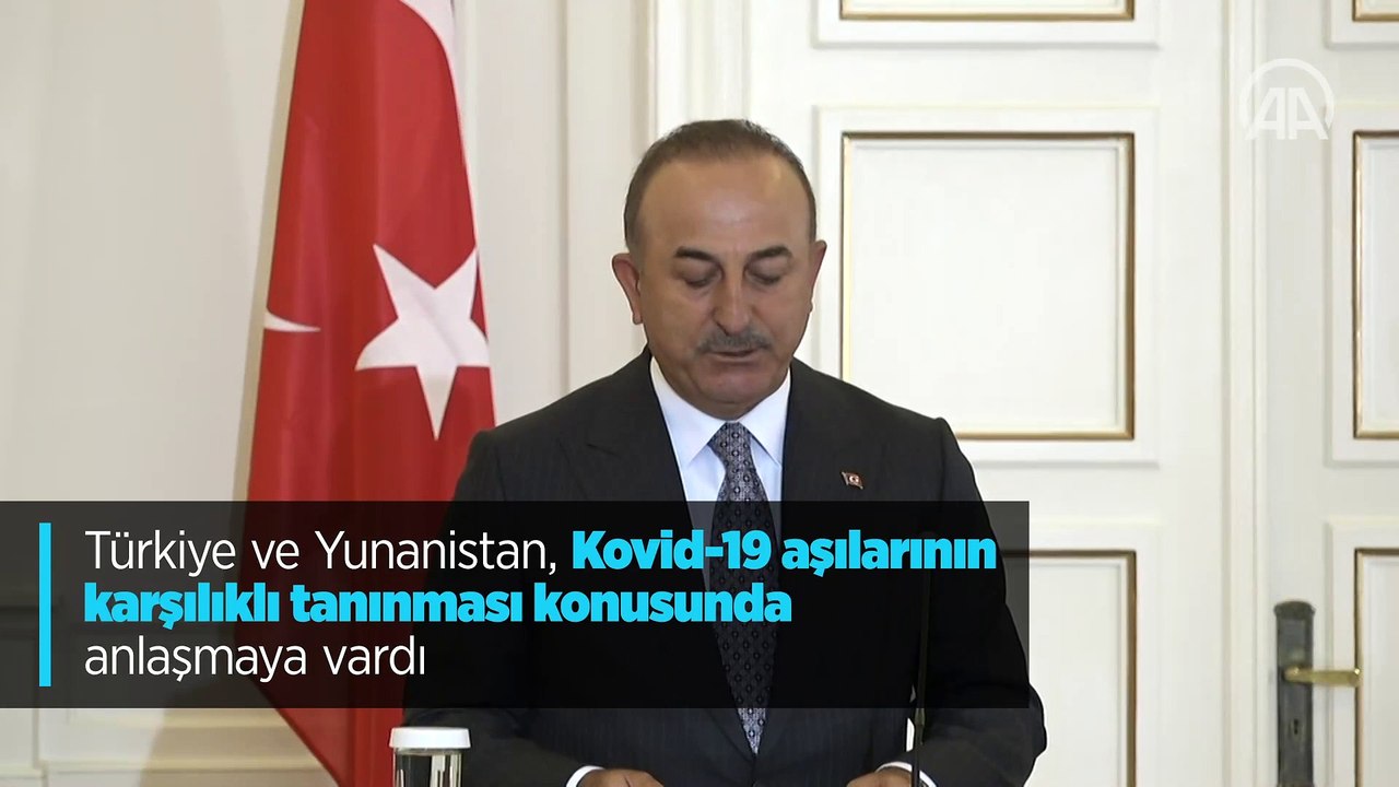 Türkiye ve Yunanistan, Kovid-19 aşılarının karşılıklı tanınması konusunda anlaşmaya vardı