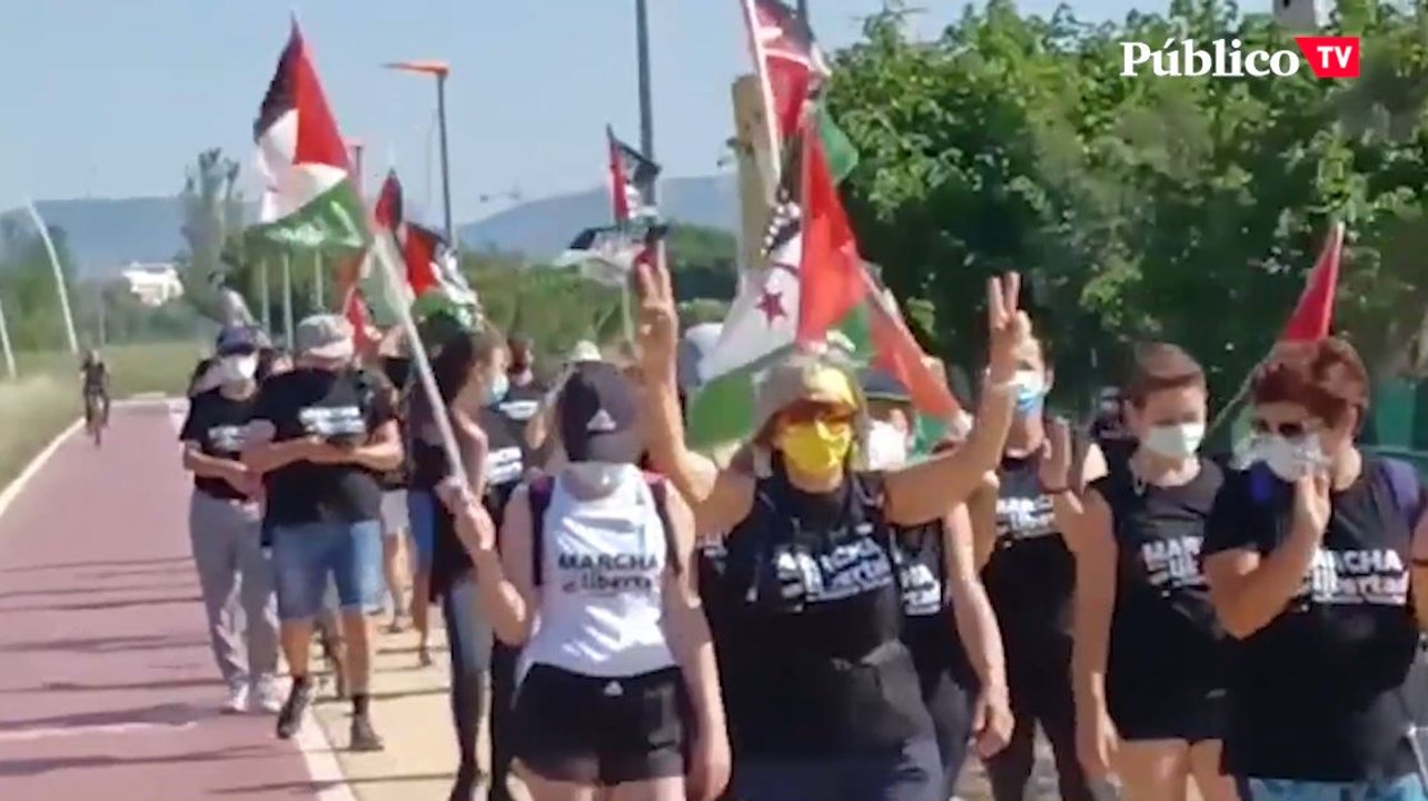 Marchan desde València hasta Madrid en apoyo al pueblo saharaui