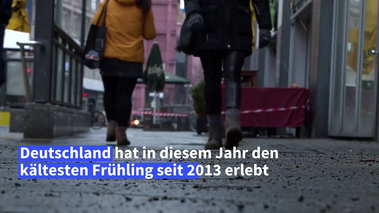 Deutschland erlebt kältesten Frühling seit 2013