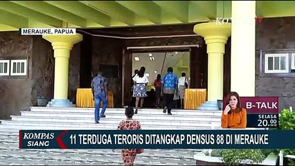 Densus 88 Tangkap 11 Terduga Teroris di Merauke Papua