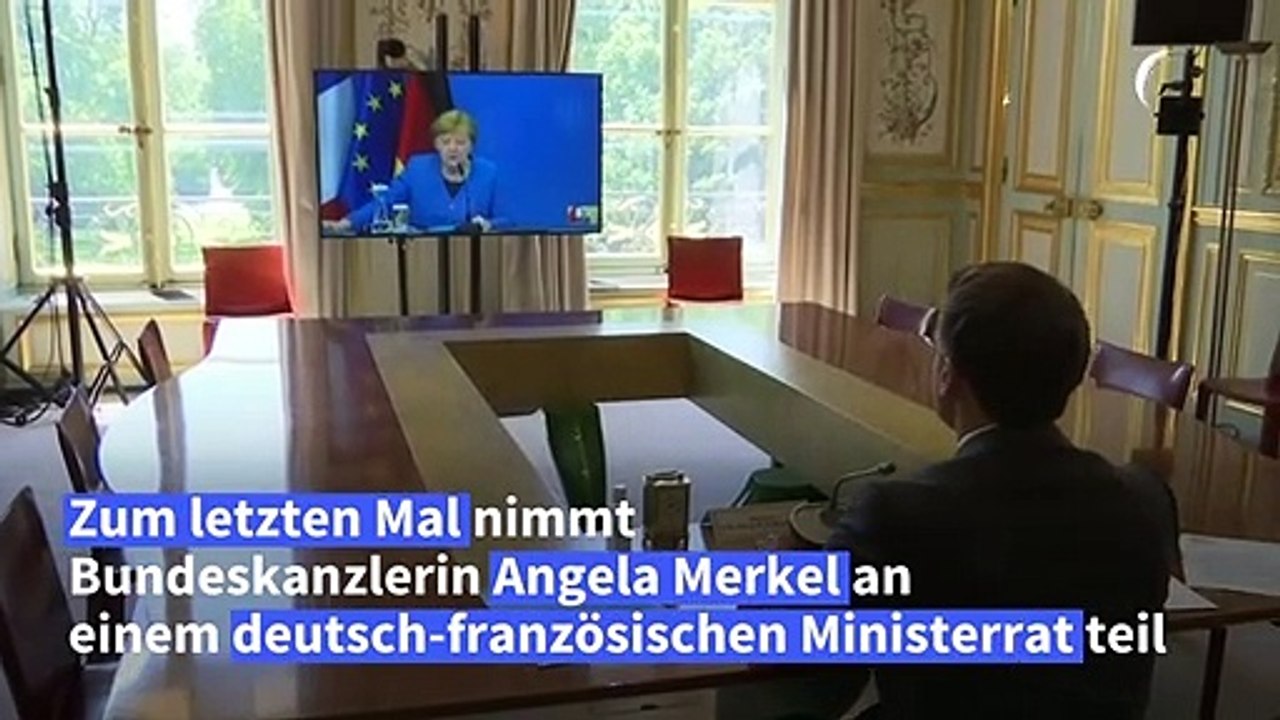 Letzter deutsch-französischer Ministerrat mit Merkel und Macron