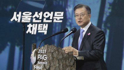 [나이트포커스] P4G 정상회의...'서울선언문' 채택 / YTN