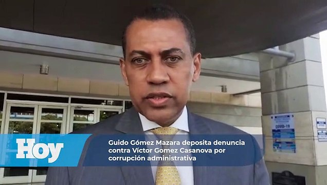 Guido Gómez Mazara denuncia a Víctor Gómez Casanova por corrupción